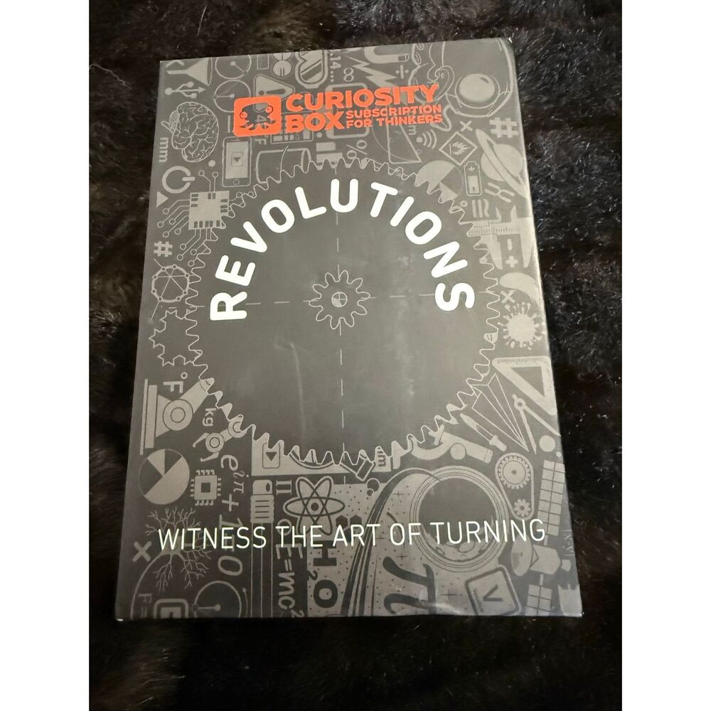 Curiosity Box Revolutions Vsauce Art of Turning Electric Kinetic Sculpture